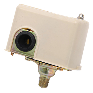 Pressostat pour système de pompe à eau avec mécanisme à ressort et contacts en acier au carbone - Product Image 3