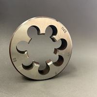 Set Tap dan Die Baja Paduan 9SiCr, Alat Pemotong Ulir Bulat untuk Mesin, Peralatan Pembuat Ulir Logam M45 M46 M47 M48 M50