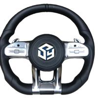 Volant en cuir personnalisé pour Mercedes Benz AMG W204 W205 W206 W207 W212 W213 X253 W217 W221 W222 W223 GLE W166 W167 W219