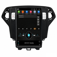 Lecteur multimédia vertical Android 13 Tesla de 12,8 pouces pour Ford Mondeo 2006-2010, CarPlay sans fil, GPS, DSP, lecteur vidéo, navigation, BT