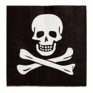 DAMAI - Artículos de Fiesta Pirata Personalizados, Platos de Papel con Diseño de Esqueleto, Servilletas, Vasos, Cubiertos, Decoraciones para Fiestas de Cumpleaños - Product Image 5