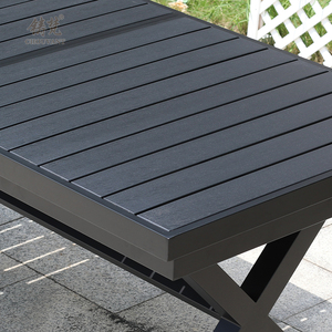 Foshan Garden Meubles de patio <span class=keywords><strong>table</strong></span> et chaise <span class=keywords><strong>Table</strong></span> et chaise de restaurant en plein air ensemble meubles <span class=keywords><strong>table</strong></span> de <span class=keywords><strong>jardin</strong></span> peut être étendue - Product Image 4