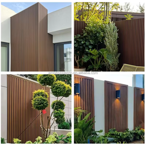 Pannello Murale WPC con Motivo Damascato, Impermeabile, <span class=keywords><strong>per</strong></span> Decorazione Esterna, Rivestimento <span class=keywords><strong>in</strong></span> Composito <span class=keywords><strong>Legno</strong></span>-Plastica <span class=keywords><strong>per</strong></span> <span class=keywords><strong>Pareti</strong></span> Esterne - Product Image 4