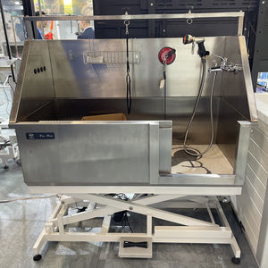 Lüks paslanmaz çelik <span class=keywords><strong>PET</strong></span> elektrik kaldırma lavabo köpek bakım duş banyo küvet demir inşaat banyo kullanımı için - Product Image 6