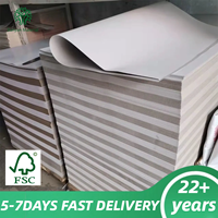 Papier carton duplex écologique 300 g/m² avec dos gris pour emballage de boîtes cadeaux cosmétiques