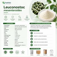 Poudre de Leuconostoc Mesenteroides Lyophilisée de Qualité Alimentaire, Culture de Démarrage à Multiples UFC, Matière Première
