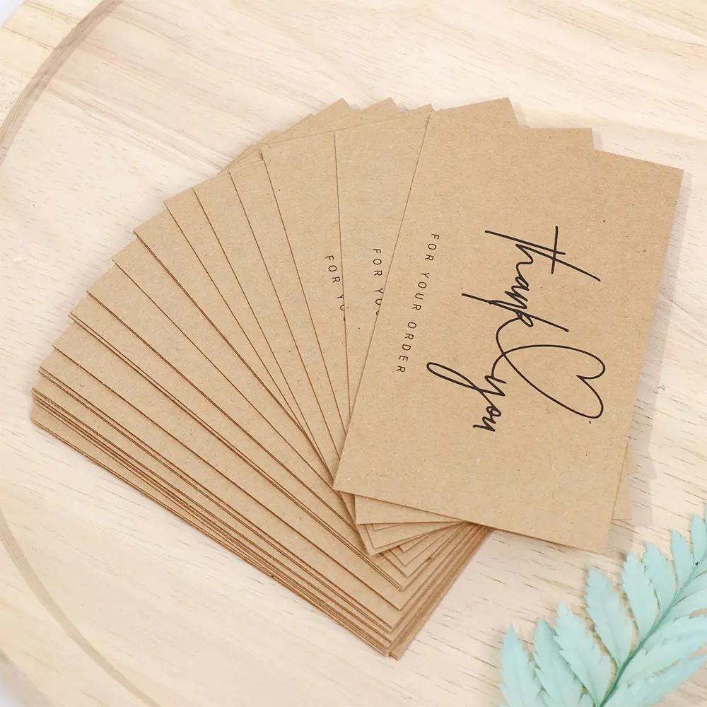 Thank You For Your Order Kraft Paper Card For Small Shop Gift DIY Crafts Decoration Card For Small Business
