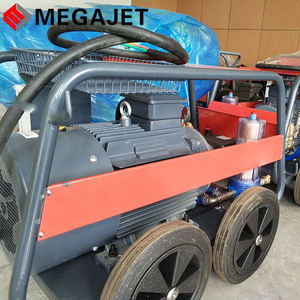 Hidrolavadora <span class=keywords><strong>Industrial</strong></span> de 22L/min, Equipo de Hidrojet de 500 bar, Lavadora de Alta Presión de Alto Flujo de 22L/min para Eliminar Grafitis - Product Image 3