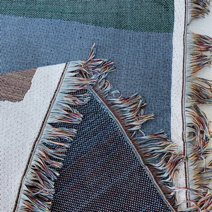 Funda de chenilla tejida para <span class=keywords><strong>muebles</strong></span> de sofá, manta de Jacquard para acampar, de estilo bohemio, Color personalizado - Product Image 3