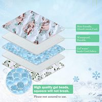 Coussin de refroidissement universel pour siège de voiture en gel double face pour poussette de bébé et chaise de salle à manger multifonctionnel refroidissement d'été