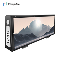 Letrero de Mensajes Desplazables Programable a Prueba de Agua Pixelpulse, Pantalla LED de Doble Cara, Pantalla LED para Techo de Taxi, Pantalla LED para Automóvil para Exteriores