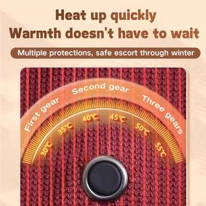 Couverture chauffante électrique portable avec contrôle de la température et design lavable - Product Image 4