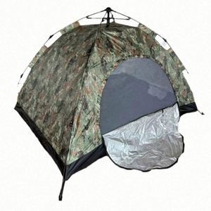 Nueva Carpa de Camping Plegable de Poliéster 190T Impermeable para 1-2 Personas, Cuatro Estaciones, con Diseño de Camuflaje de Burbujas, en Oferta - Product Image 1