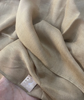 Hijab en coton modal 100% musulman, tissu écologique durable, doux et confortable pour la peau, viscose de bambou Hijba