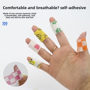 Pansement auto-adhésif de qualité médicale pour <span class=keywords><strong>animaux</strong></span> de compagnie, motif dessin animé, classe I, pour envelopper les pattes des chiens et des <span class=keywords><strong>animaux</strong></span>, anti-salissures, désinfectant infrarouge lointain - Product Image 4