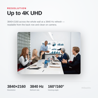 Ultradünnes P1.875 LED-Display All-in-One-Gerät mit SMD-Technologie, Hohe Bildwiederholrate für Büro-Lobbys