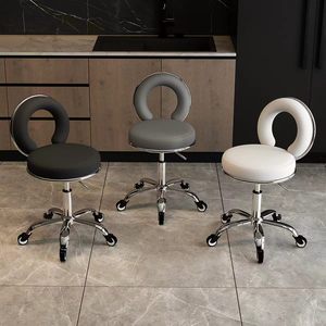 Large Rotating Round Salon Work <b>Stool</b> Professional Adjustable Beauty Makeup Master <b>Stool</b> - Product Image 6
