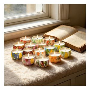 Candle Gift <b>Box</b> Set Luxury White Vessel Aromatherapy <b>Wellness</b> Boutique Holiday Display Assortment Selection Global - Product Image 6