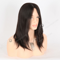 Petite casquette la plus réaliste de 21 perruques de luxe Remy Virgin Hair Black Brown Blonde Highlights Ombre Balayage Cher Double Drawn Wigs