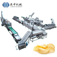 Bâtonnets de pommes de terre fraîches, rouleau complet, système de Production automatique de pommes de terre