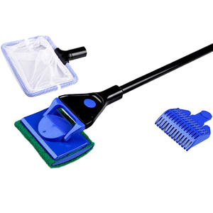 Juego de herramientas de cepillo de limpieza de vidrio de <span class=keywords><strong>acuario</strong></span> ecológico 5 en 1, Clip de pesca de plástico, cuchillo de raspado de algas para el cuidado del <span class=keywords><strong>acuario</strong></span> vivo - Product Image 3