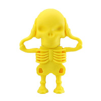 Grosir Skeleton USB Flash Drive Manusia Khusus 8GB 16GB 32GB 64GB 128GB Stik Memori Kustom USB 2.0 Gawai Keren Gaya Panas