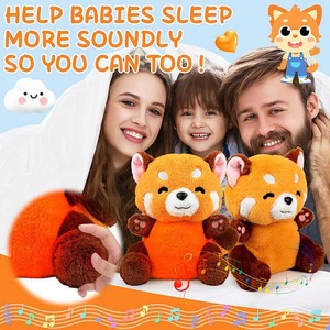 Bebé lindo oso suave juguetes educación temprana respiración oso Koala música sueño relajante juguete de peluche con latido del corazón - Product Image 5