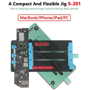 Plate-forme S-201 de support de montage de puce de carte mère de carte mère pour <span class=keywords><strong>Macbook</strong></span>/iPhone/iPad/PC divers outil de fixation de reprise de BGA - Product Image 2