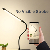 Temporizador de atenuación de brillo portátil, lámpara LED de mesa de noche, lectura, escritorio, para Spa, 7W, 3