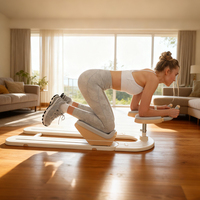 Appareil de fitness pour la taille à usage domestique en ABS - Réglable, léger, étanche, capacité de 100 kg