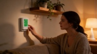 DOMISI WTS2000H 2026 Termostato de Nuevo Diseño para Calefacción en Hoteles, Apartamentos y Salas de Estar - Ecológico, Antiinflamable, PC, Diseño Europeo