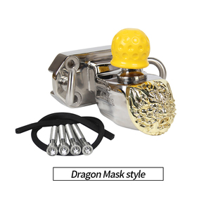 Crochet de remorquage style masque de dragon en acier inoxydable <span class=keywords><strong>pour</strong></span> <span class=keywords><strong>attelage</strong></span> de remorque de voiture PRADO <span class=keywords><strong>pour</strong></span> pare-chocs arrière <span class=keywords><strong>Attelage</strong></span> de remorque de camp Accessoires de remorque - Product Image 6