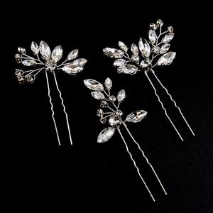 Tocado de boda <span class=keywords><strong>para</strong></span> mujer, peineta de cristal completo con diamantes de imitación, aleación de oro y plata, epingle cheveux, <span class=keywords><strong>alambre</strong></span> metálico <span class=keywords><strong>para</strong></span> cumpleaños - Product Image 5