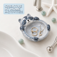 Kit Fai-da-Te per Modellare Animali con Perline e Vasetti di Argilla con Colori per Grossisti di Articoli Artigianali