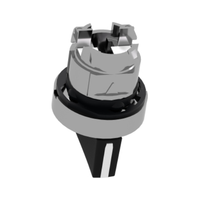 Tête de commutateur rotatif 22 mm noir ZB4B03, bouton-poussoir industriel électrique étanche pour panneau de commande, trois positions à maintien en position