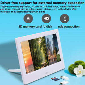 All'ingrosso 7 ''cornici digitali alimentate da acrilico con funzione WiFi MP3 Audio e formato Video AVI - Product Image 5