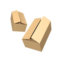 Boîtes d'expédition en carton ondulé personnalisées avec logo, en papier couché, taille et motifs personnalisés, pelliculées et imprimées