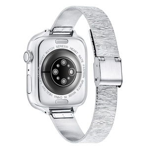 Correa de Malla Milanesa de Acero Inoxidable Transpirable para Smartwatch, Venta al por Mayor de Fábrica, Liberación Rápida Ultra Inteligente, 38-44mm - Product Image 6