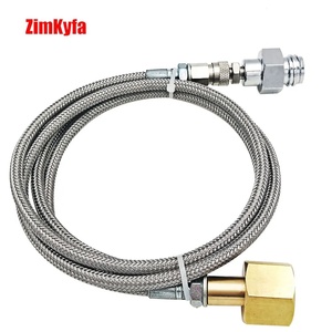 Tuyau adaptateur CO2 haute pression 1,5 m/90 cm pour machine Grohe Blue Home, compatible avec les bouteilles de 2 à 10 kg - Product Image 4