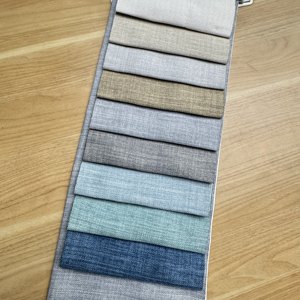 Vải rèm cửa <span class=keywords><strong>Blackout</strong></span> CC-7601 100% Polyester, chất liệu vải lanh, cuộn, trơn, thoáng khí, kỹ thuật dệt, dành cho phòng khách, có tính năng chống nắng. - Product Image 3