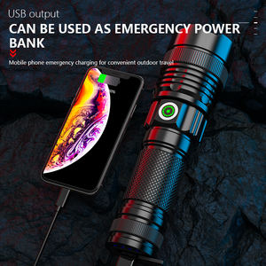 30W LED 1800mAh batería incorporada <span class=keywords><strong>linterna</strong></span> <span class=keywords><strong>USB</strong></span> recargable rango 1500 metros antorcha luz linternas Camping <span class=keywords><strong>Linterna</strong></span> - Product Image 6