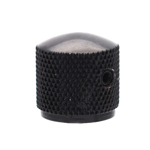 Perilla de sintonización de tono de cúpula de Metal con tornillos hexagonales, botones de Control de volumen para guitarra eléctrica, bajo, negro/cromo/dorado - Product Image 2