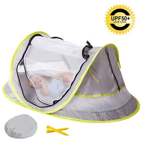 Carpa de Sol Plegable para Bebés UPF 50+, Mosquitera Portátil con Protección UV para Bebés, Carpa de Viaje para Playa y Exteriores - Product Image 2