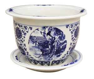 Jingdezhen vườn Chậu gốm giá rẻ và thanh lịch Đất Sét Hoa nồi khuôn mẫu để bán <span class=keywords><strong>Fancy</strong></span> bê tông thiết kế - Product Image 2