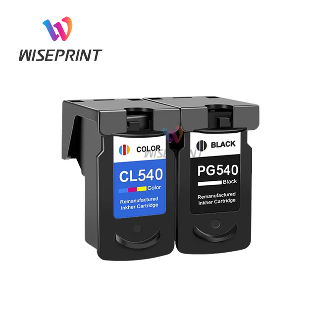 Wiseprint Compatible for PG540/CL541/PG540/CL541/XL540XL/541XL Remanufactured Full Color for Cartridge for Pixma