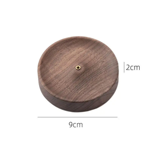 Support de brûleur de cérémonie du thé fait main en bois massif de noyer noir d'Amérique du Nord de haute qualité pour la vente en gros - Product Image 3