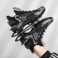 Chaussures de sport de luxe respirantes pour hommes, multi-saisons, avec semelle tissée et design respirant pour un confort accru
