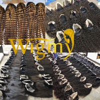 Perruque frontale en dentelle HD 13x6 en cheveux humains bouclés bruts indiens et birmans, vente en gros |   Perruques brésiliennes vierges sans colle à densité 250 %