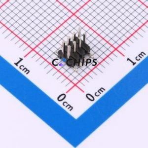 PZ1.27-US2S-4A Pin Header SMD,P=1.27mm Connector ( Pin Structure: 2x4P )( Pitch: 1.27mm )( Row Spacing: 1.27mm ) - Product Image 1