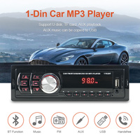 1 din panel desmontable de multimedia coche MP3 jugador estéreo de audio con Bt/DVD/VCD/CD/MP4/MP3/AM/FM